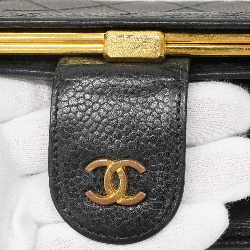 CHANEL Black Caviar Leather Wallet - Picture 6 of 9